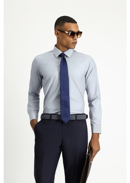 Uzun Kol Slim Fit Dar Kesim Klasik Desenli Pamuklu Kolay Ütülenebilir Gömlek modelleri