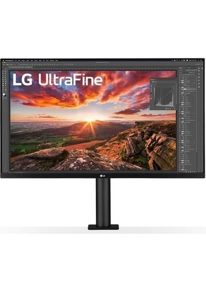 31.5" IPS 32UN880P-B 5ms 60HZ Hdmı-Dp Usbc Pıvot Multımedya Monitör 3840X2160