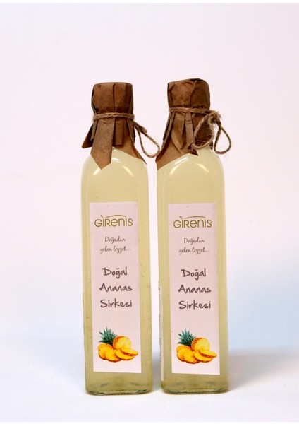 Doğal Ananas Sirkesi 2'li Paket 2x500 ml