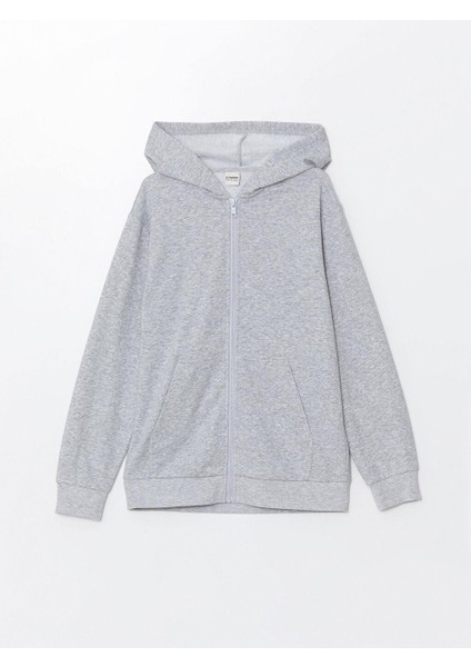 Lcw Kids Kapüşonlu Erkek Çocuk Fermuarlı Sweatshirt modelleri