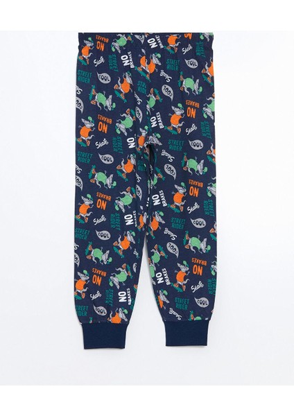 Lcw Kids Bisiklet Yaka Erkek Çocuk Pijama Takımı