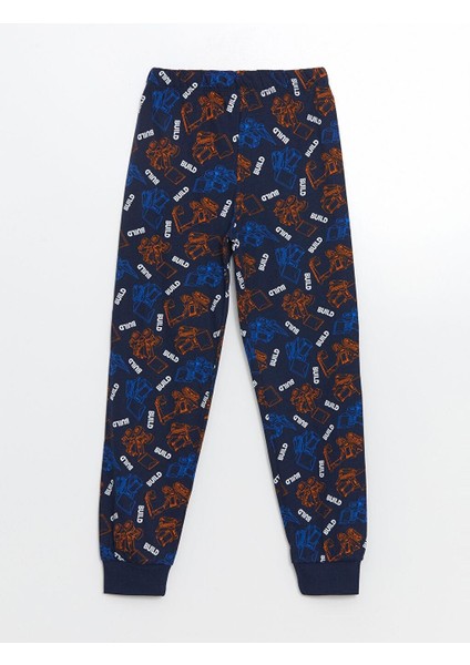 Lcw Kids Bisiklet Yaka Erkek Çocuk Pijama Takımı