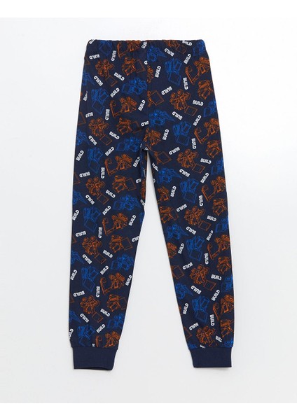 Lcw Kids Bisiklet Yaka Erkek Çocuk Pijama Takımı