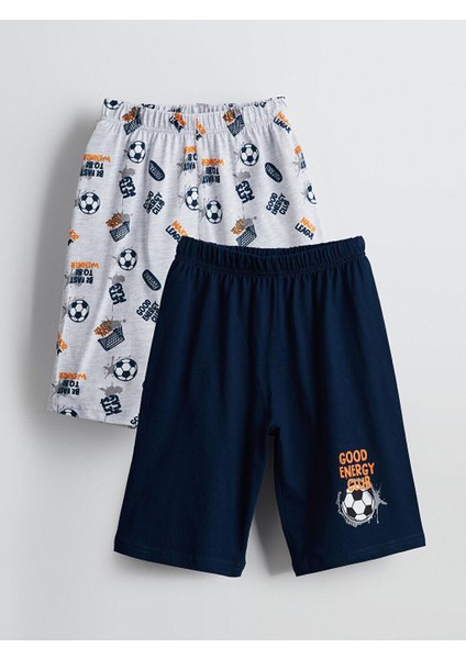 Lcw Kids Beli Lastikli Erkek Çocuk Pijama Şort 2'li