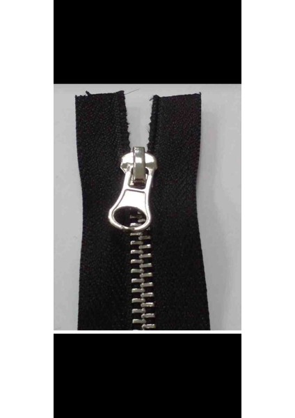 85 cm 1 Adet Parlak Gümüş Diş Çift Kafalı Kombi Fermuar Siyah Renk fırsatları