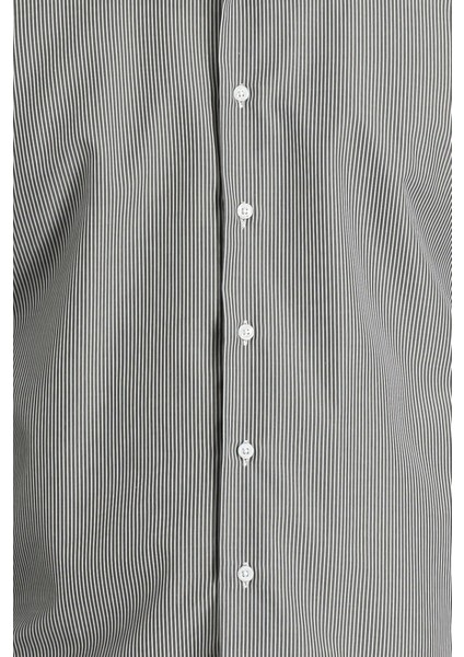 Uzun Kol Slim Fit Dar Kesim Klasik Çizgili Pamuklu Kolay Ütülenebilir Gömlek fırsatları