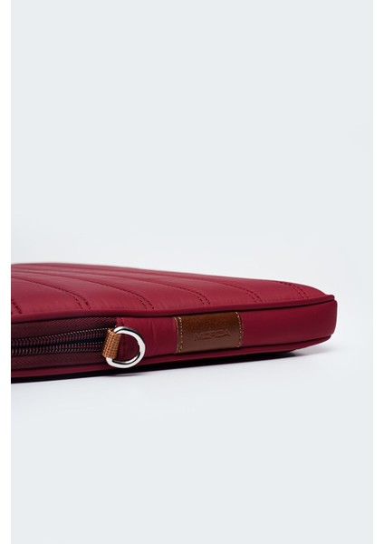 Su Geçirmez Kumaş Laptop Kılıfı 15.6" ve 16" Inç Bordo