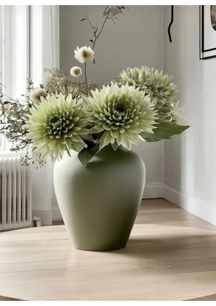 Iskandinav Tarzı Bohem 20 cm Seramik Yeşil Vazo fiyatları