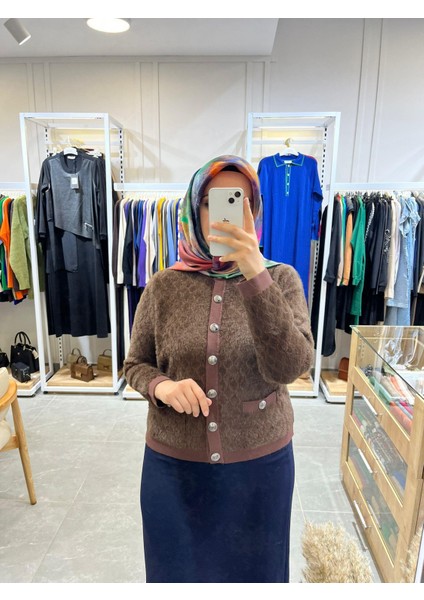 Angora Hırka 7001 Kahverengi fiyatları
