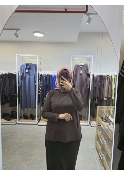 Standart Merserize Tunik 902 Kahve