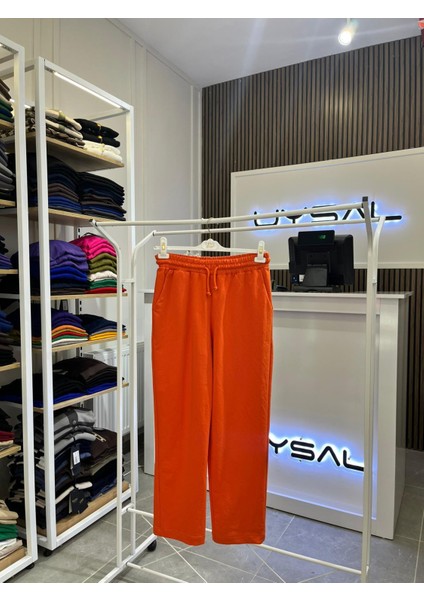 Beli Lastikli Pantalon 410018 Oranj