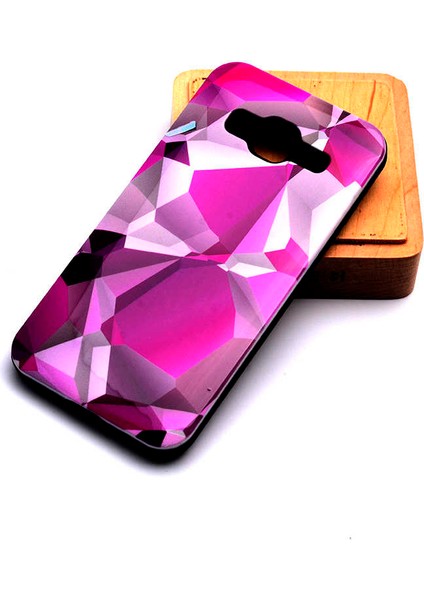 Galaxy J2 Prime Uyumlu Kılıf Kaliteli Çift Katmanlı Renkli Parlak Piramit Silikon Kapak