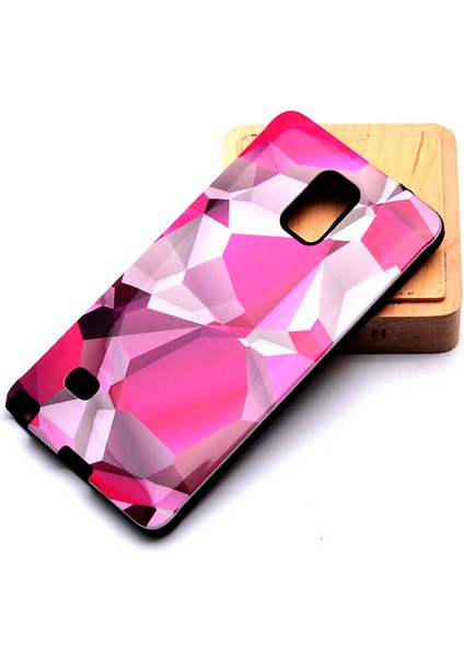 Galaxy Note 4 Uyumlu Kılıf Kaliteli Çift Katmanlı Renkli Parlak Piramit Silikon Kapak