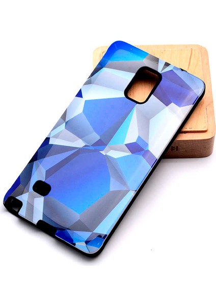 Galaxy Note 4 Uyumlu Kılıf Kaliteli Çift Katmanlı Renkli Parlak Piramit Silikon Kapak
