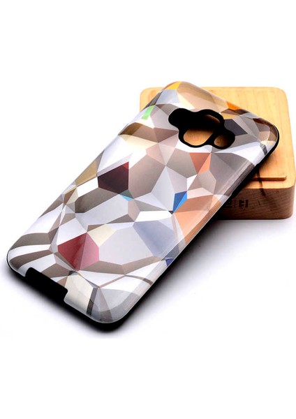 Galaxy J7 Duo Uyumlu Kılıf Kaliteli Çift Katmanlı Renkli Parlak Piramit Silikon Kapak