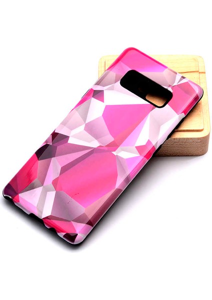 Galaxy Note 8 Uyumlu Kılıf Kaliteli Çift Katmanlı Renkli Parlak Piramit Silikon Kapak