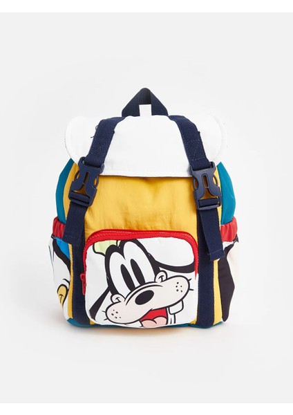 Accessorıes Koyu Sarı Mickey ve Arkadaşları Baskılı Erkek Çocuk Sırt Çantası