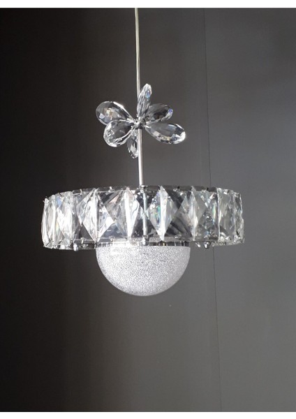 Luxury Lüks Kristal LED Li Salon ve Oda Sarkıt Avizesi