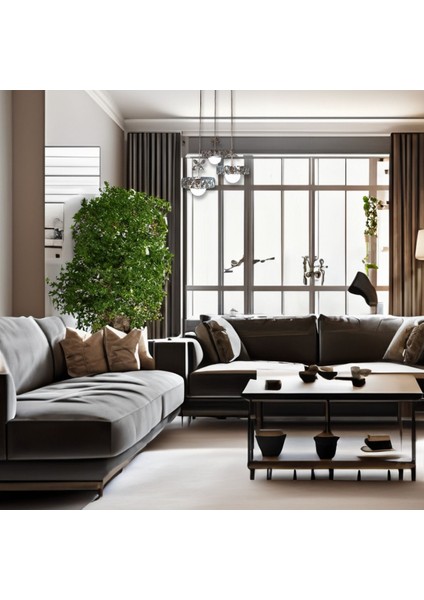 Luxury Lüks Kristal LED Li Salon ve Oda Sarkıt Avizesi