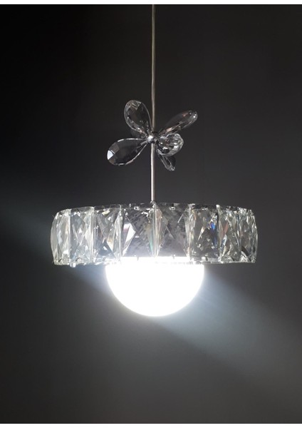 Luxury Lüks Kristal LED Li Salon ve Oda Sarkıt Avizesi