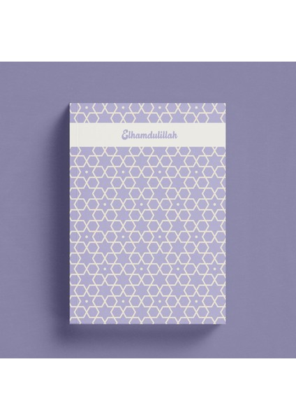 Elhamdulillah Mor Islami Defter (Ayet-Hadisli)