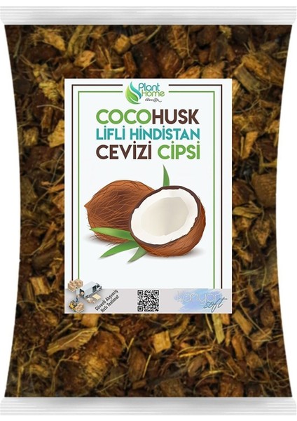 5lt Hindistan Cevizi Kabuğu Cipsi - Coco Cips Cocohusk - Elenmiş Tozsuz Ürün