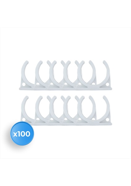 Su Arıtma Cihazı İçin 2" Tekli Kelepçe (Klips) 100 Adet