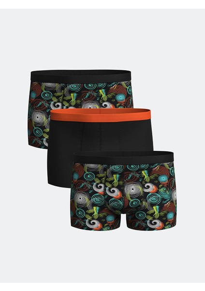 Lc Waıkıkı Standart Kalıp Pamuklu Esnek Erkek Boxer 3'lü
