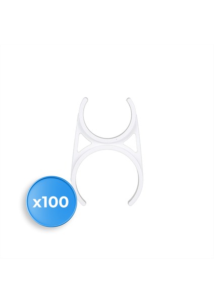 Su Arıtma Cihazı İçin 2x2.5" Kelepçe (Klips) 100 Adet