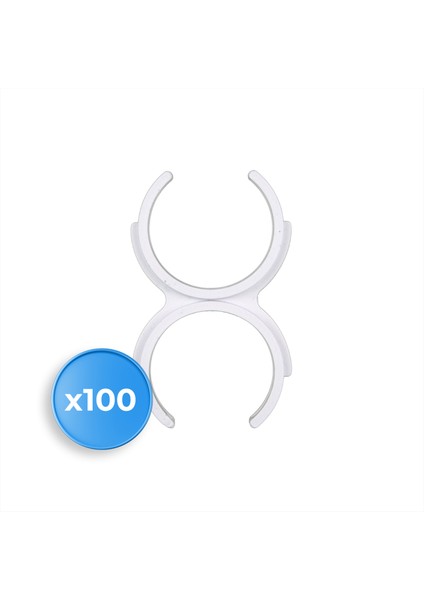 Su Arıtma Cihazı İçin 2.5x2.5" Kelepçe (Klips) 100 Adet