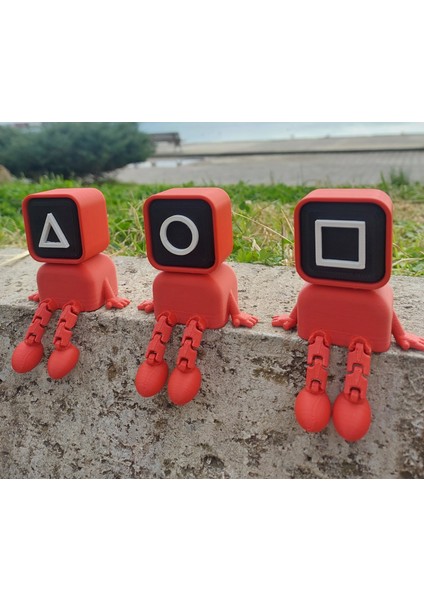 Squid Game3 Lü Oturan Figür Set