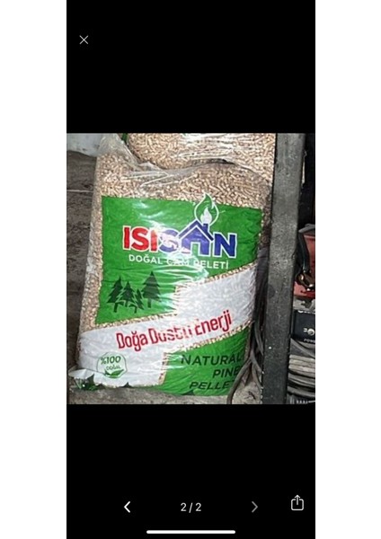 Pelet Yakıtı 15 kg %100 Çam Peleti