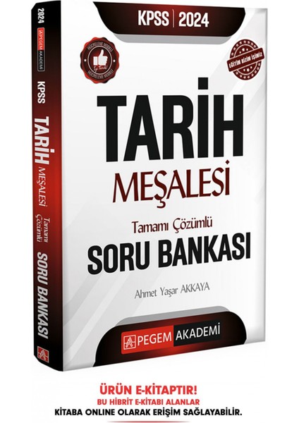 2024 Kpss Tarih Tamamı Çözümlü Soru Bankası E-Kitap