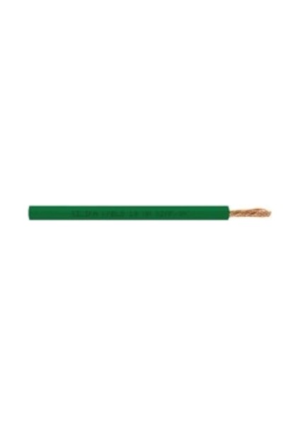 Kablo Yanmaz 0,75 mm Çok Telli Tek Damarlı Yeşil 15 Metre Top
