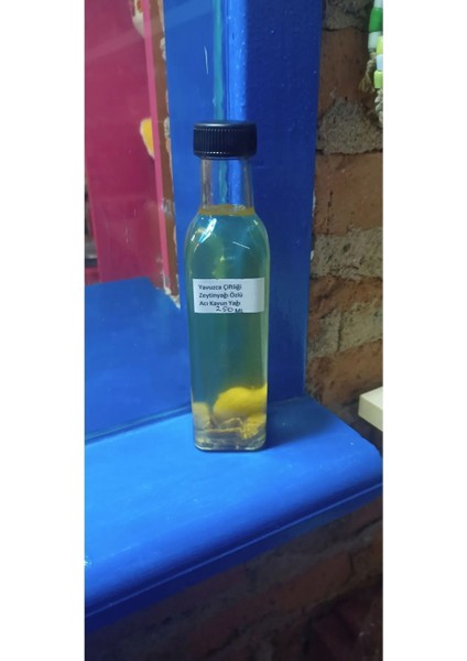El Yapımı Zeytinyağı Özlü Acı Kavun Yağı 250 ml Cam Şişe