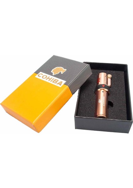 Metal Puro Delicili Üç Pürmüz Çakmak Bronz
