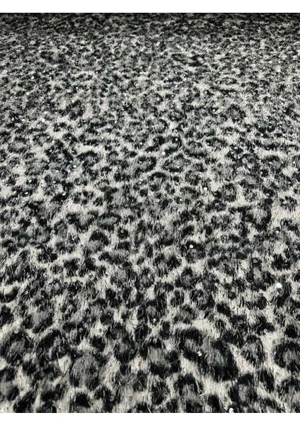 Pullu Zebra Desenli Peluş,kıyafet Kumaşı , Dekoratif Puf Kirlent
