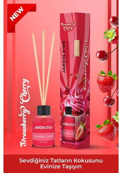 4'lü Oda Kokusu 50 ml (Oere Donuts-Ice Cream-Candy-Strawberrycherry)
