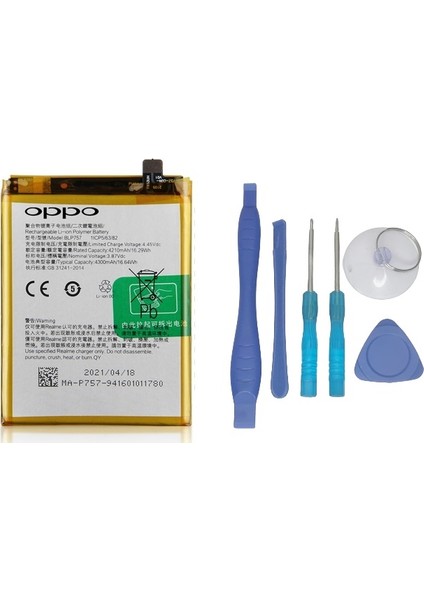 Oppo Realme 6S - Blp757 - Batarya Pil Sıfır Orijinal + TAMİR SETİ