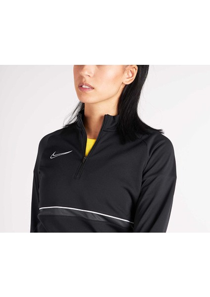 Kadın Antrenman Uzun Kollu Tişört W Nk Df ACD21 Dril Siyah modelleri