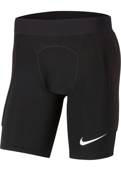 Erkek Futbol Dolgulu Kaleci Şortu Dri Fit Gardien I Goalkeeper Siyah