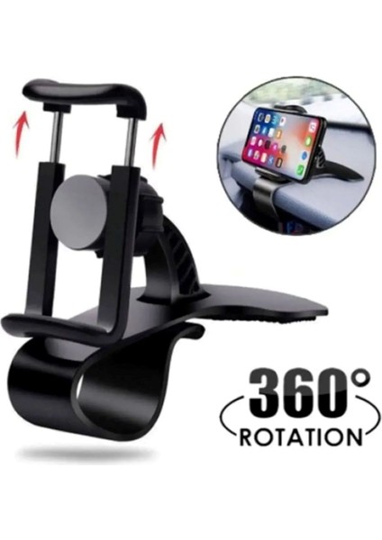 Car Phone Holder Nesil Torpido Üstüne Takılan 360 Oynar Başlı Akrobat Telefon Tutucu modelleri