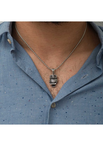 ​925 Ayar Gümüş Baykuş Kolye modelleri