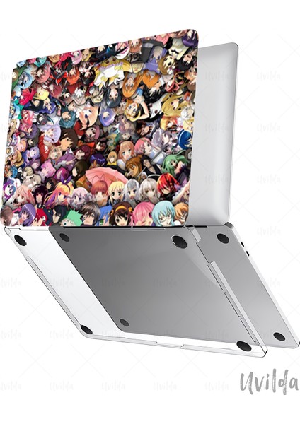 MacBook Pro 14 A3401 A3185 A3112 A2992 A2918 A2779 A2442 Uyumlu Japon-5 Hd Ultra Msoft Anime Mozaik