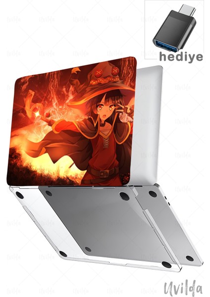 MacBook Air 15 A3114 A2941 Uyumlu Japon-13 Uv Msoft Pvc Megumin