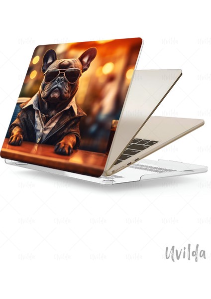 MacBook Air 13.6 A3113 A2681 Uyumlu Nefes-6 Uv Lans Msoft French Bulldog