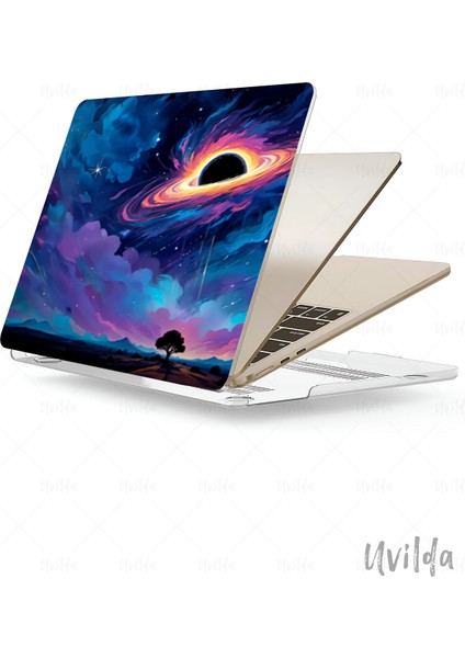 MacBook Air 13.6 A3113 A2681 Uyumlu Kaos-6 4K Msoft Baskı Kozmik Gökyüzü