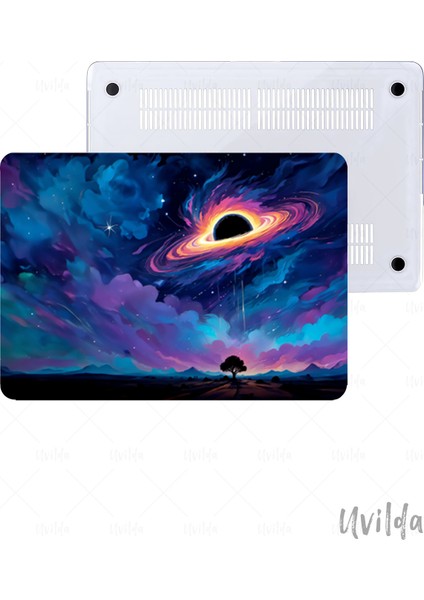 MacBook Air 13.6 A3113 A2681 Uyumlu Kaos-6 4K Msoft Baskı Kozmik Gökyüzü