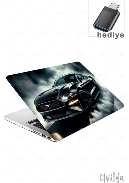 MacBook Pro 16 A2485 Uyumlu Otomo-1 Kapak Msoft Siyah Mus.tang