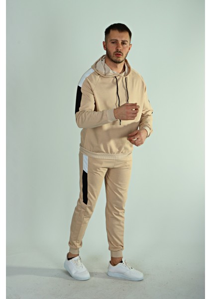 2 Iplik Garneli Kapşonlu Takım Krem fiyatları